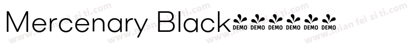 Mercenary Black字体转换